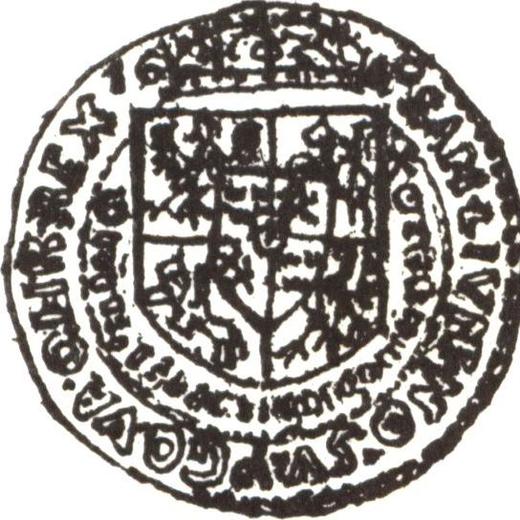 Реверс монеты - Дукат 1640 года GG - цена золотой монеты - Польша, Владислав IV