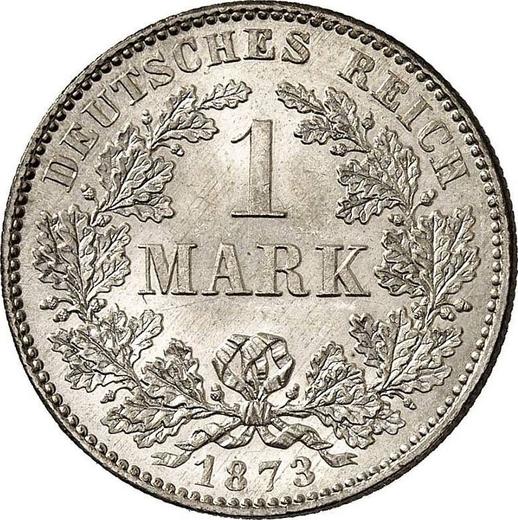 Аверс монеты - 1 марка 1873 года B "Тип 1873-1887" - цена серебряной монеты - Германия, Германская Империя