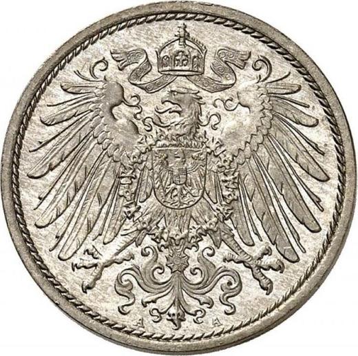 Реверс монеты - 10 пфеннигов 1909 года A "Тип 1890-1916" - цена  монеты - Германия, Германская Империя
