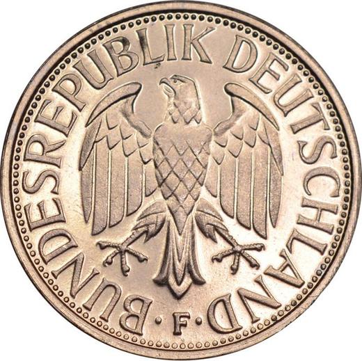 Rewers monety - 1 marka 1973 F - cena  monety - Niemcy, RFN