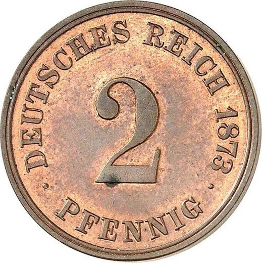 Аверс монеты - 2 пфеннига 1873 года C "Тип 1873-1877" - цена  монеты - Германия, Германская Империя