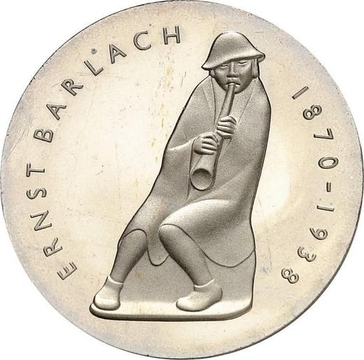 Аверс монеты - 5 марок 1988 года A "Барлах" - цена  монеты - Германия, ГДР