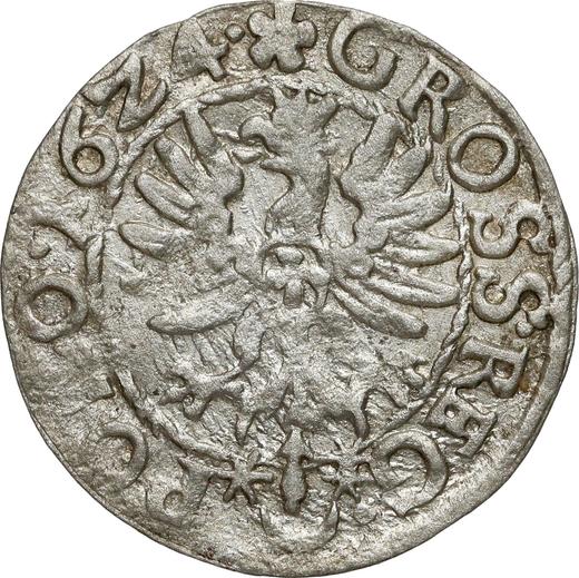 Rewers monety - 1 grosz 1624 - cena srebrnej monety - Polska, Zygmunt III