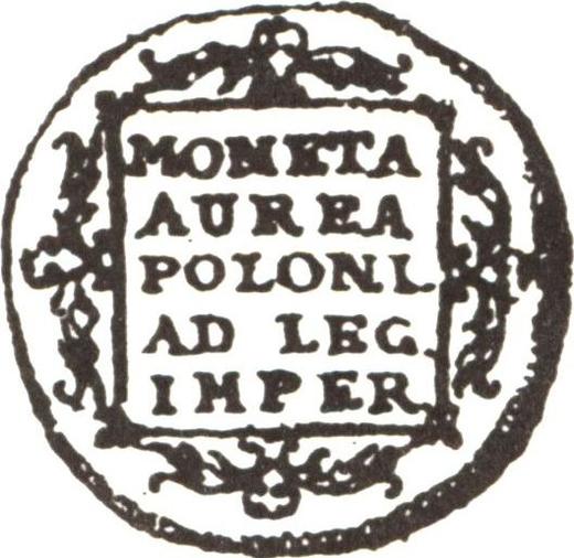 Rewers monety - Dukat 1766 "Postać króla" - cena złotej monety - Polska, Stanisław II August