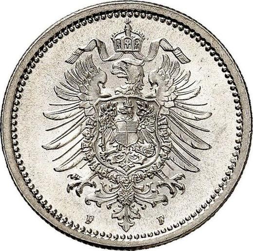 Rewers monety - 50 fenigów 1877 F "Typ 1875-1877" - cena srebrnej monety - Niemcy, Cesarstwo Niemieckie