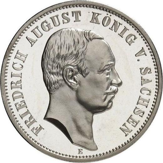 Аверс монеты - 3 марки 1912 года E "Саксония" - цена серебряной монеты - Германия, Германская Империя