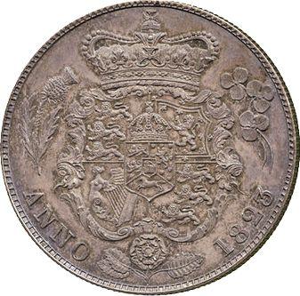 Reverso Prueba Media corona 1823 - valor de la moneda de plata - Gran Bretaña, Jorge IV