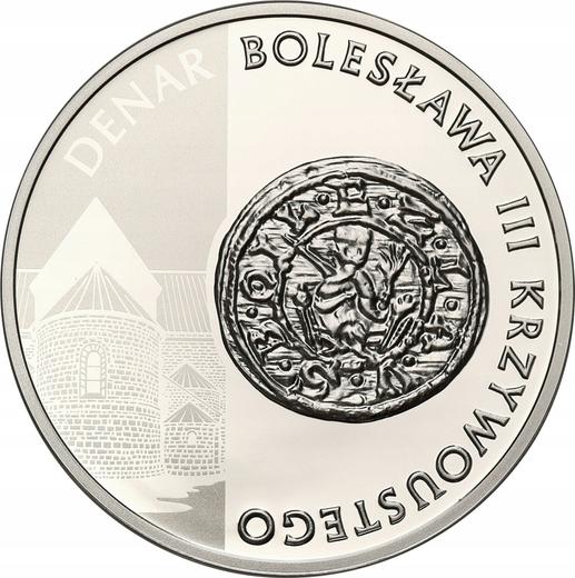 Reverso 10 eslotis 2014 MW "Dinar de Boleslao III el Bocatorcida" - valor de la moneda de plata - Polonia, República moderna