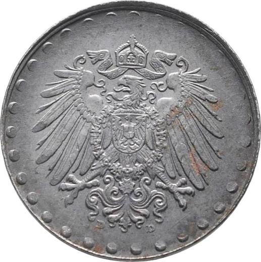 Rewers monety - 10 fenigów 1916 D "Typ 1916-1922" - cena  monety - Niemcy, Cesarstwo Niemieckie