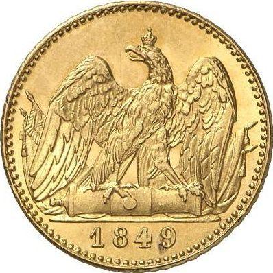 Реверс монеты - Фридрихсдор 1849 года A - цена золотой монеты - Пруссия, Фридрих Вильгельм IV