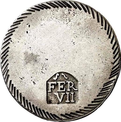 Аверс монеты - 1 дуро (5 песет) 1808 года GNA - цена серебряной монеты - Испания, Фердинанд VII
