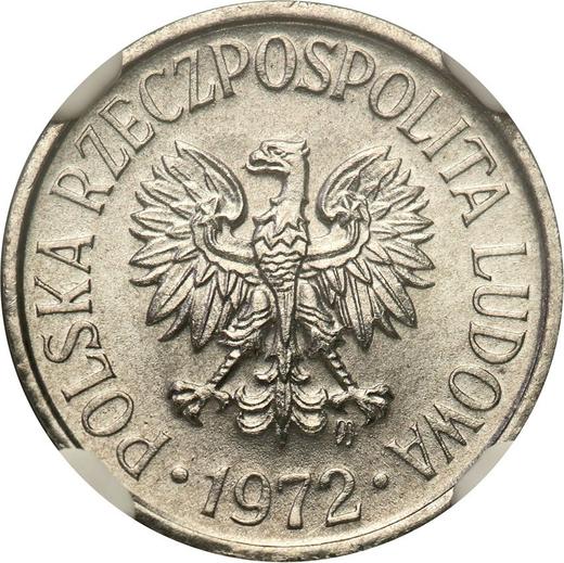 Obverse 5 Groszy 1972 MW -  Coin Value - Poland, Peoples Republic