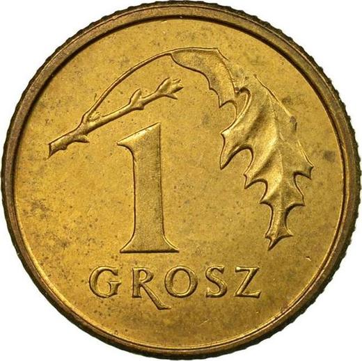 Reverse 1 Grosz 1998 MW -  Coin Value - Poland, III Republic after denomination