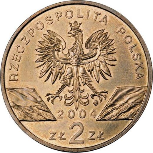 Anverso 2 eslotis 2004 MW "Phocoena" - valor de la moneda  - Polonia, República moderna