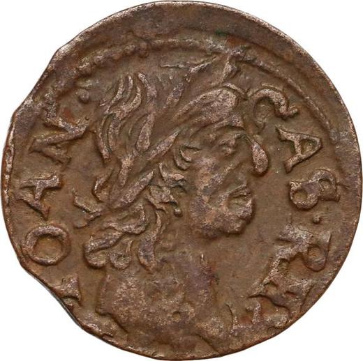Anverso Szeląg 1664 TLB "Boratynka lituana" Inscripción HKPL - valor de la moneda  - Polonia, Juan II Casimiro