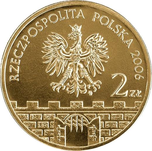 Аверс монеты - 2 злотых 2006 года MW UW "Жагань" - цена  монеты - Польша, III Республика после деноминации