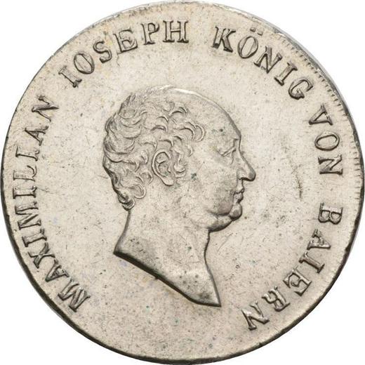 Аверс монеты - 20 крейцеров 1817 года - цена серебряной монеты - Бавария, Максимилиан I