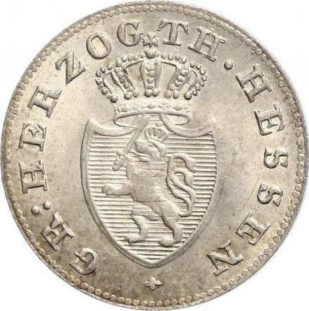 Anverso 6 Kreuzers 1820 - valor de la moneda de plata - Hesse-Darmstadt, Luis I