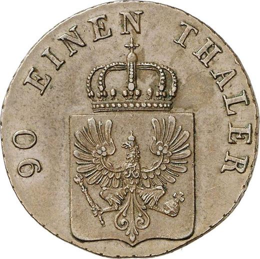 Аверс монеты - 4 пфеннига 1845 года A - цена  монеты - Пруссия, Фридрих Вильгельм IV