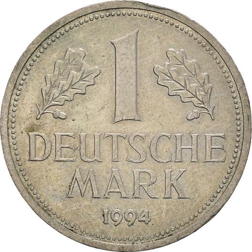 Obverse 1 Mark 1994 J -  Coin Value - Germany, FRG