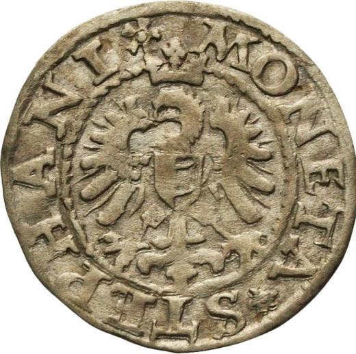 Реверс монеты - Полугрош (1/2 гроша) 1579 года - цена серебряной монеты - Польша, Стефан Баторий