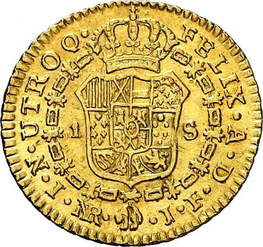 Rewers monety - 1 escudo 1816 NR JF - cena złotej monety - Kolumbia, Ferdynand VII
