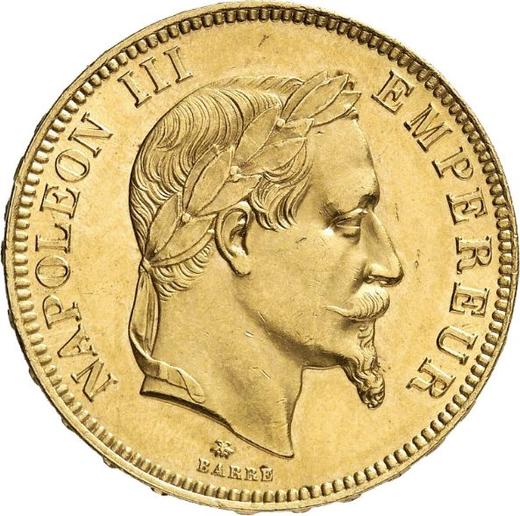Obverse 100 Francs 1865 A "Type 1862-1870" Paris - France, Napoleon III