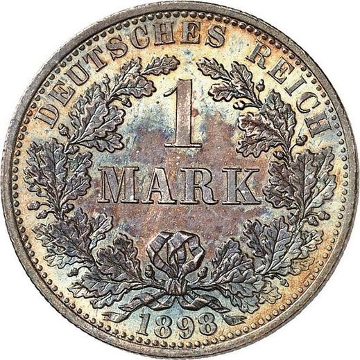 Аверс монеты - 1 марка 1898 года A "Тип 1891-1916" - цена серебряной монеты - Германия, Германская Империя