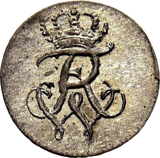 Аверс монеты - 1 пфенниг 1803 года A - цена серебряной монеты - Пруссия, Фридрих Вильгельм III