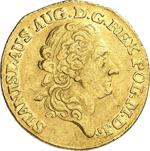 Аверс монеты - Дукат 1778 года EB - цена золотой монеты - Польша, Станислав II Август
