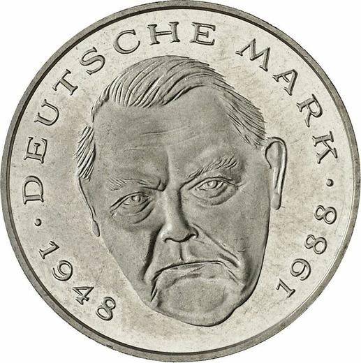 Obverse 2 Mark 1998 A "Ludwig Erhard" -  Coin Value - Germany, FRG