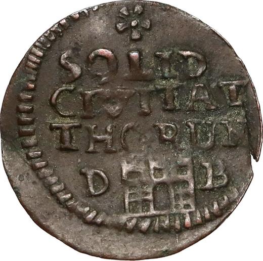 Реверс монеты - Шеляг 1762 года DB "Торуньский" - цена  монеты - Польша, Август III