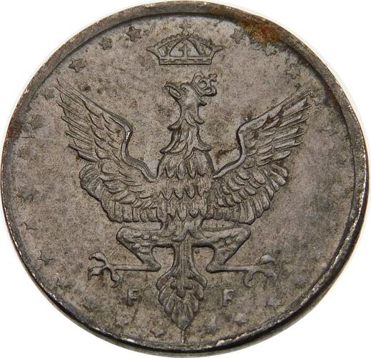 Obverse 5 Pfennig 1917 FF -  Coin Value - Poland, Kingdom of Poland