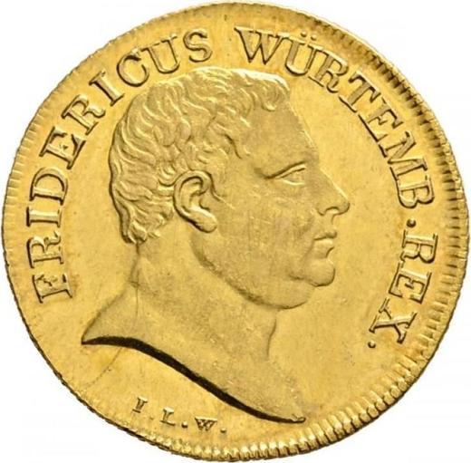 Аверс монеты - Фридрихсдор 1810 года I.L.W. - цена золотой монеты - Вюртемберг, Фридрих I Вильгельм