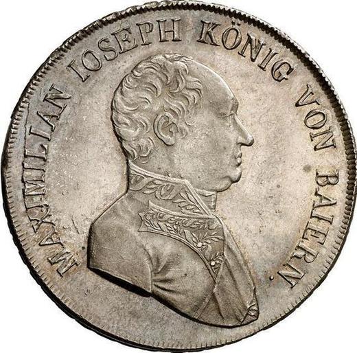 Anverso Tálero 1810 "Tipo 1807-1825" - valor de la moneda de plata - Baviera, Maximilian I