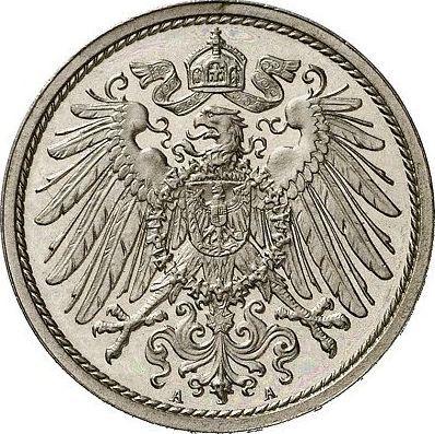 Реверс монеты - 10 пфеннигов 1906 года A "Тип 1890-1916" - цена  монеты - Германия, Германская Империя