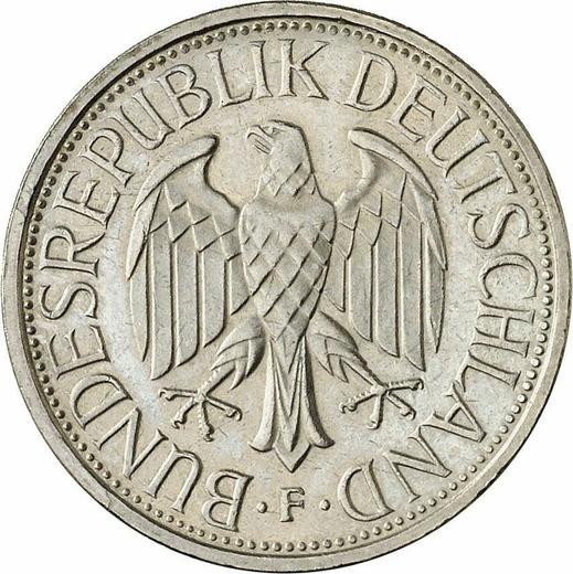 Rewers monety - 1 marka 1985 F - cena  monety - Niemcy, RFN