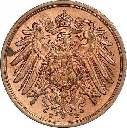 Reverso 2 Pfennige 1908 E "Tipo 1904-1916" - valor de la moneda  - Alemania, Imperio alemán