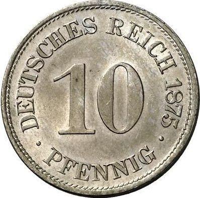 Avers 10 Pfennig 1875 E "Typ 1873-1889" - Münze Wert - Deutschland, Deutsches Kaiserreich