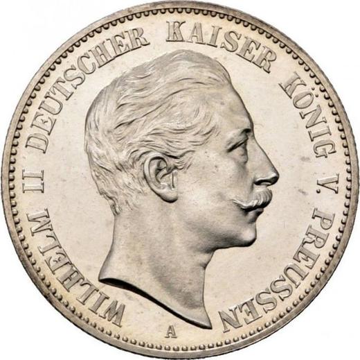 Anverso 2 marcos 1899 A "Prusia" - valor de la moneda de plata - Alemania, Imperio alemán