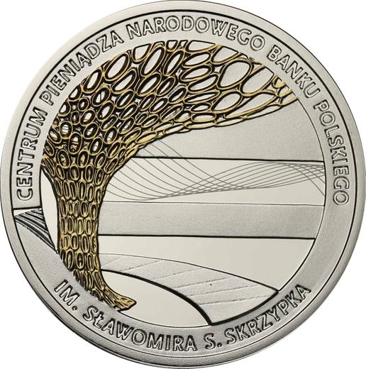 Reverso 10 eslotis 2016 MW "NBP centro monetario en memoria de Sławomir S. Skrzypek" - valor de la moneda de plata - Polonia, República moderna