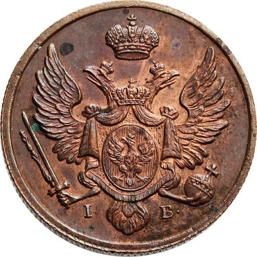 Anverso 3 groszy 1819 IB Reacuñación - valor de la moneda  - Polonia, Zarato de Polonia
