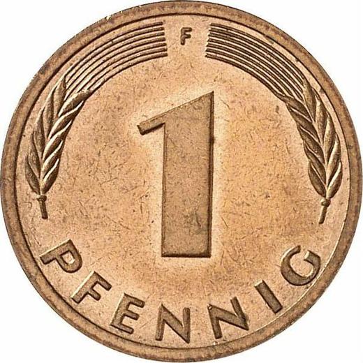 Аверс монеты - 1 пфенниг 1983 года F - цена  монеты - Германия, ФРГ