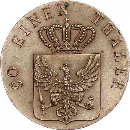 Аверс монеты - 4 пфеннига 1827 года A - цена  монеты - Пруссия, Фридрих Вильгельм III