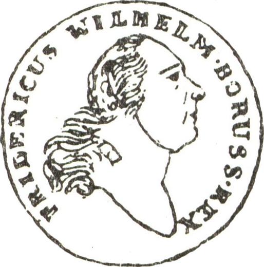 Аверс монеты - 3 гроша 1796 года A "Южная Пруссия" - цена  монеты - Польша, Прусское правление