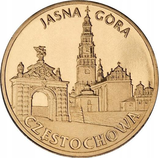 Реверс монеты - 2 злотых 2009 года MW "Ченстохова" - цена  монеты - Польша, III Республика после деноминации