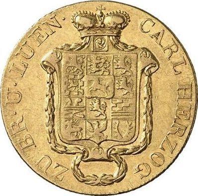 Awers monety - 5 talarów 1830 CvC - cena złotej monety - Brunszwik-Wolfenbüttel, Karol II