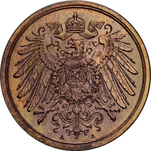 Реверс монеты - 2 пфеннига 1915 года A "Тип 1904-1916" - цена  монеты - Германия, Германская Империя