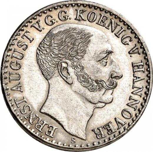 Awers monety - 1/6 talara 1840 S - cena srebrnej monety - Hanower, Ernest August I