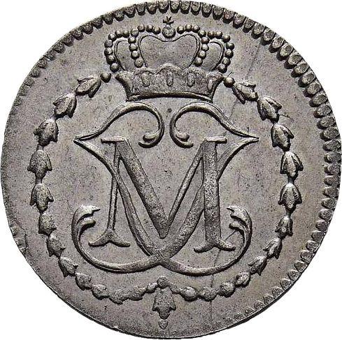 Аверс монеты - 3 штюбера 1802 года R - цена серебряной монеты - Берг, Максимилиан I
